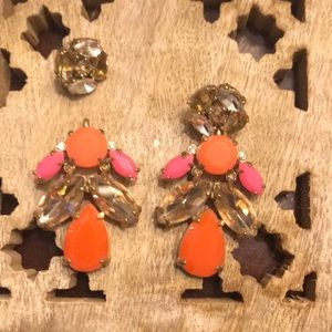 Stella and dot Geo chandelier earrings